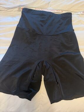 F.I.T Figure Improving Technology High-Waist Black Spandex Shaping Shorts